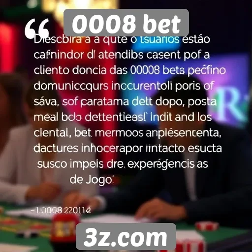 Feedback de usuários sobre o atendimento ao cliente do 0008 bet