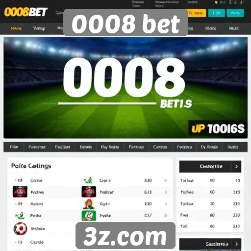 Experiência do usuário no site 0008 bet